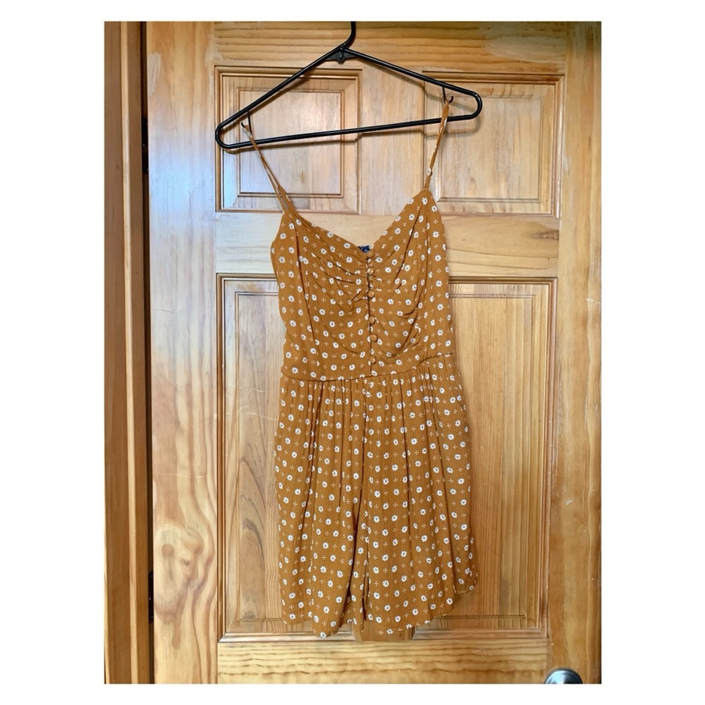 NWT Gold Floral Romper